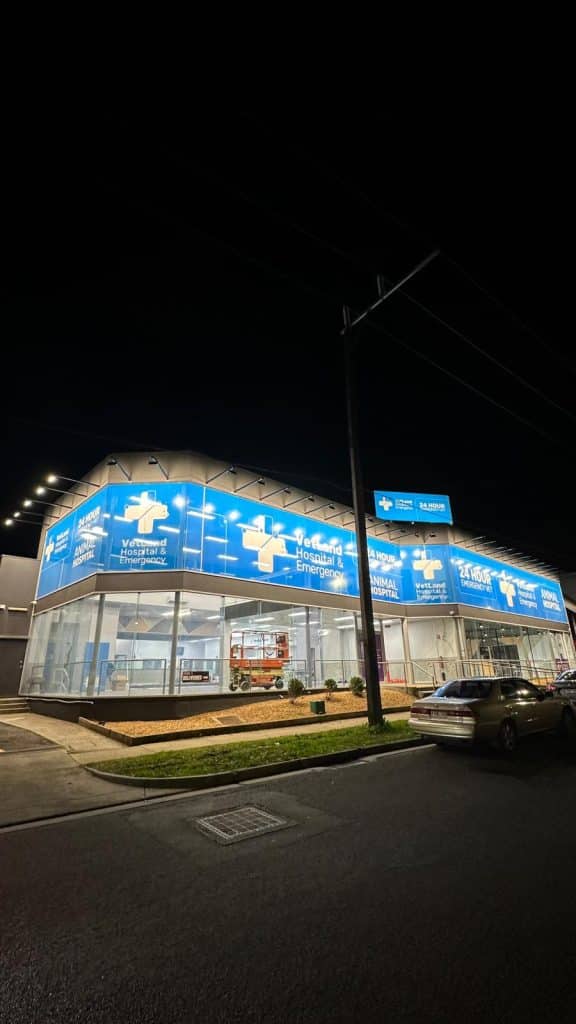 outdoor lighting vetland nighttime