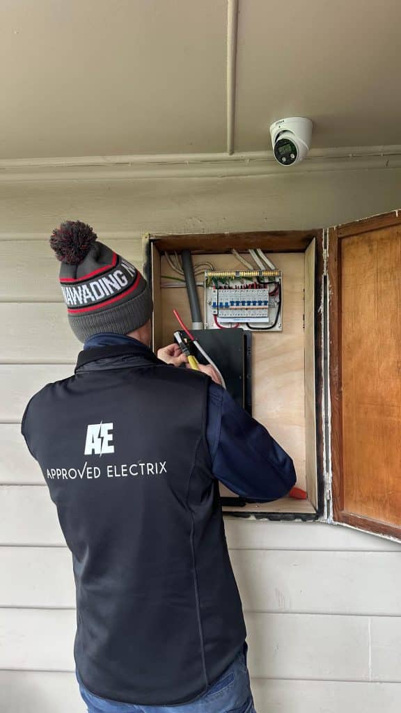 Man Repairs Safety Switches
