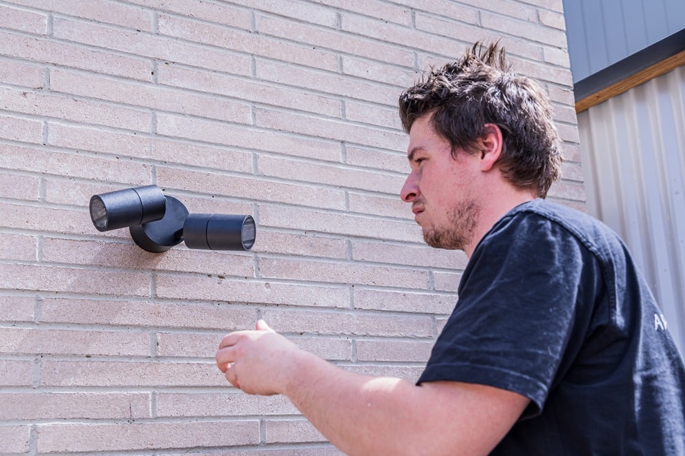 Outside light installation process - Step 5