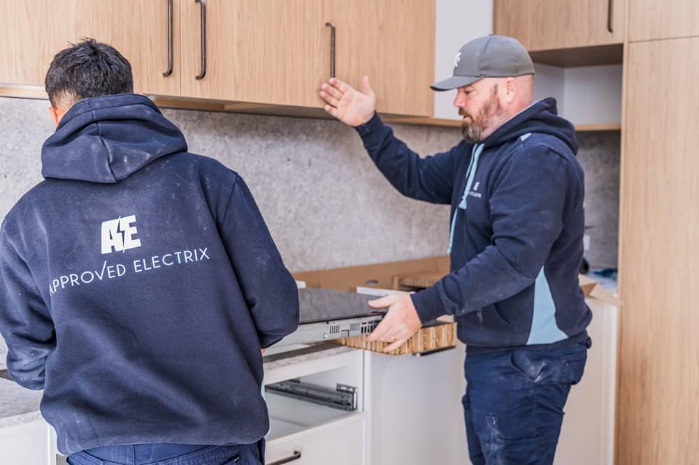 Induction Cooktop Installing Men